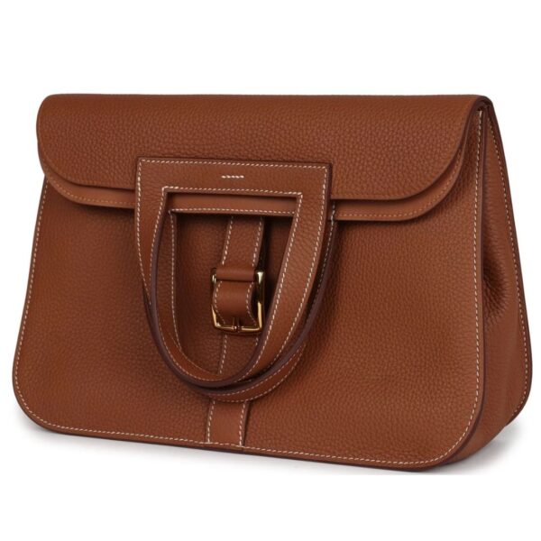 HERMÈS HALZAN 31 GOLD CLEMENCE GOLD HARDWARE - Image 3