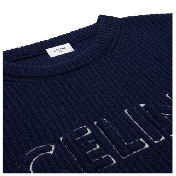 CELINE OVERSIZED CREW NECK SWEATER IN WOOL - Image 3