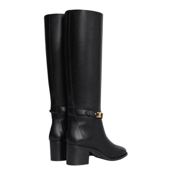 HIGH CELINE RAIN BOOTS IN NATURAL RUBBER - Image 3