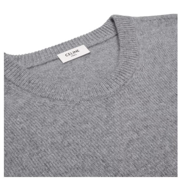 CELINE TRIOMPHE CREW NECK SWEATER IN CASHMERE - Image 3
