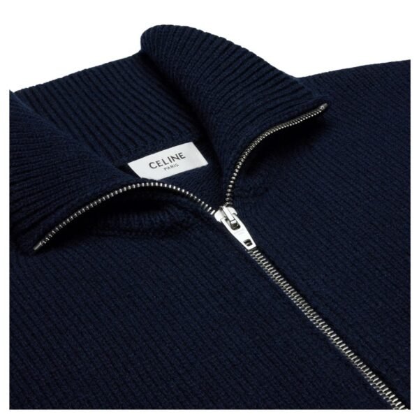 CELINE TRIOMPHE TRUCKER SWEATER IN WOOL CASHMERE - Image 3