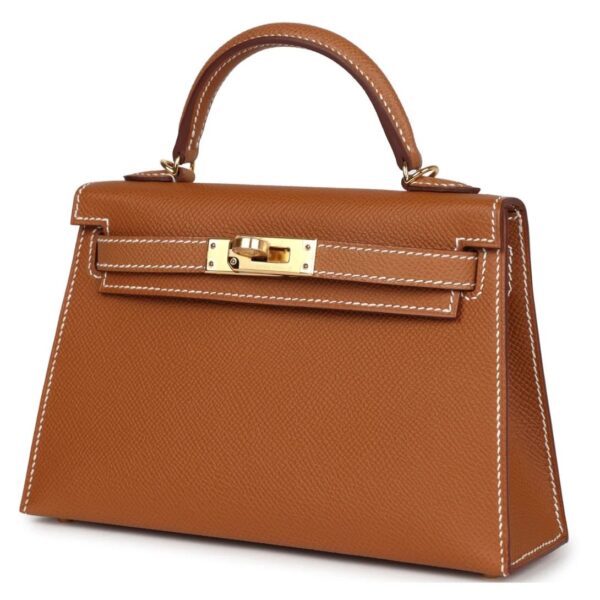 HERMÈS KELLY SELLIER 20 GOLD EPSOM GOLD HARDWARE - Image 3