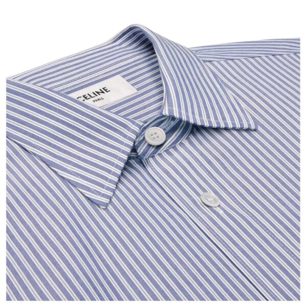 CELINE LOOSE SHIRT IN STRIPED COTTON - Image 3