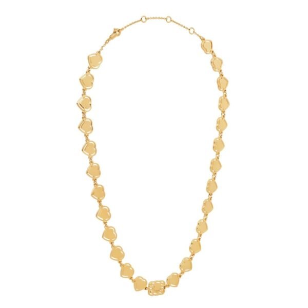 CELINE CŒUR NECKLACE IN BRASS WITH GOLD FINISH - Image 3