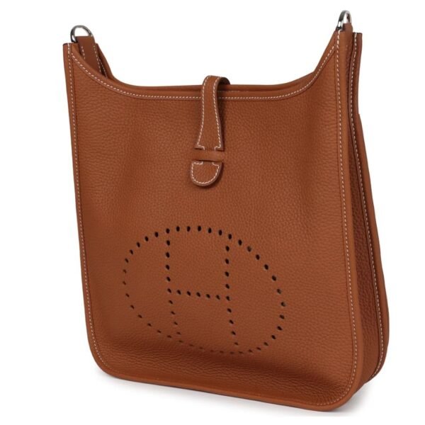 HERMÈS EVELYNE III PM GOLD CLEMENCE PALLADIUM HARDWARE - Image 3