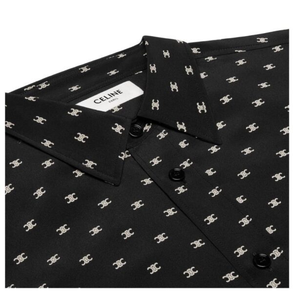 CELINE LOOSE SHIRT IN PRINTED VISCOSE - Image 3
