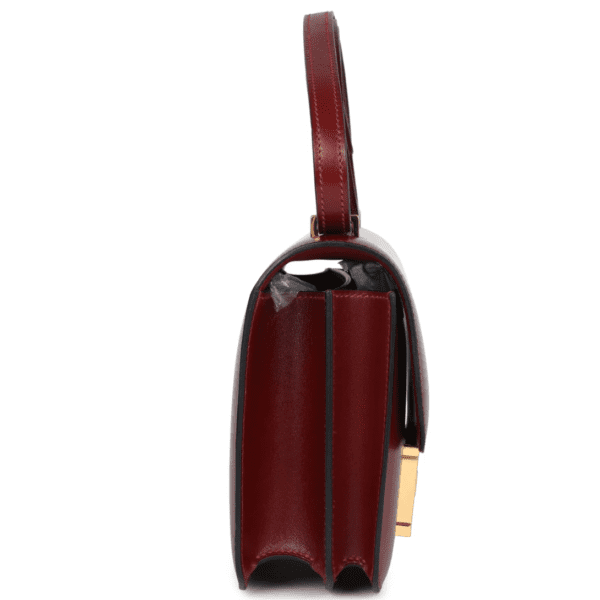 HERMÈS CONSTANCE 18 ROUGE H BOX CALFSKIN GOLD HARDWARE - Image 4