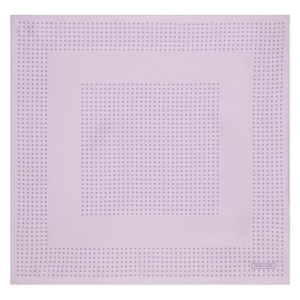 TOM FORD FRAMED POLKA DOT POCKET SQUARE AQUAMARINE - Image 4