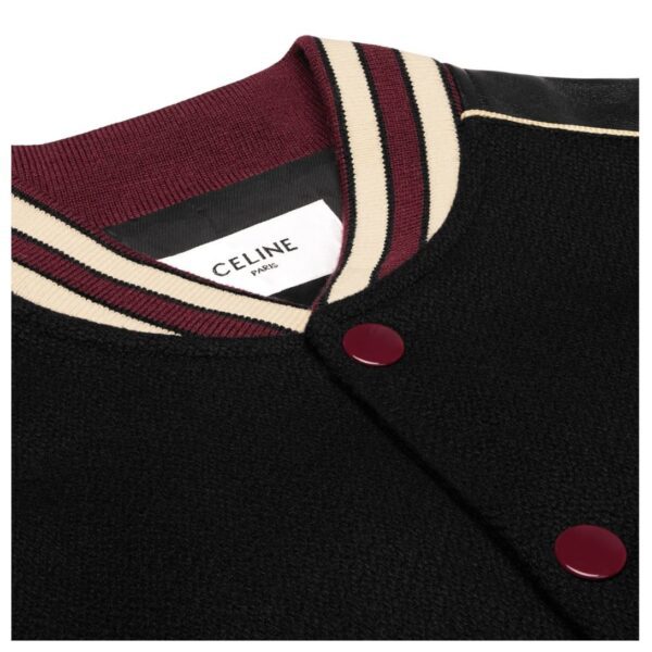 CELINE CLASSIC TEDDY JACKET IN TEXTURED WOOL - Image 3