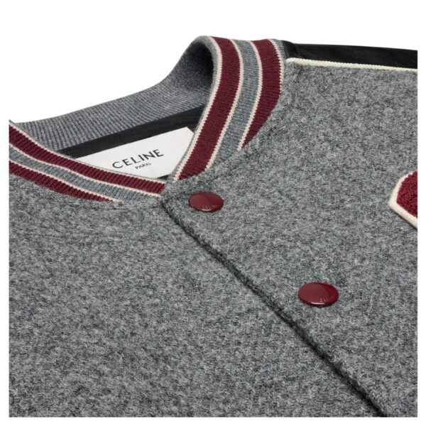 CELINE CLASSIC TEDDY JACKET IN WOOL TRICOTINE - Image 3