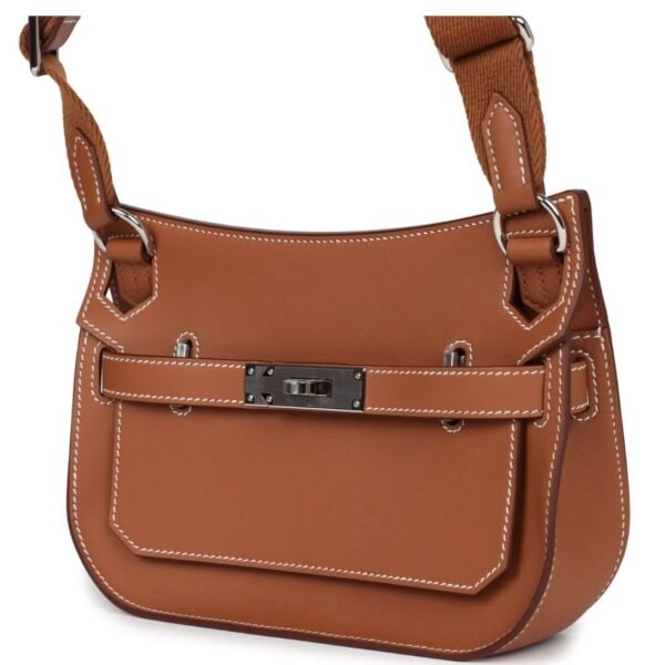 HERMÈS JYPSIERE MINI GOLD SWIFT PALLADIUM HARDWARE - Image 3