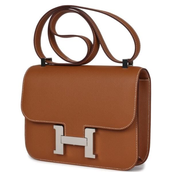 HERMÈS CONSTANCE 1-24 GOLD EPSOM PALLADIUM HARDWARE - Image 3