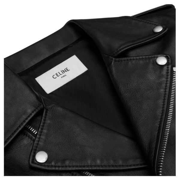 CELINE CLASSIC BIKER JACKET IN CALFSKIN - Image 3