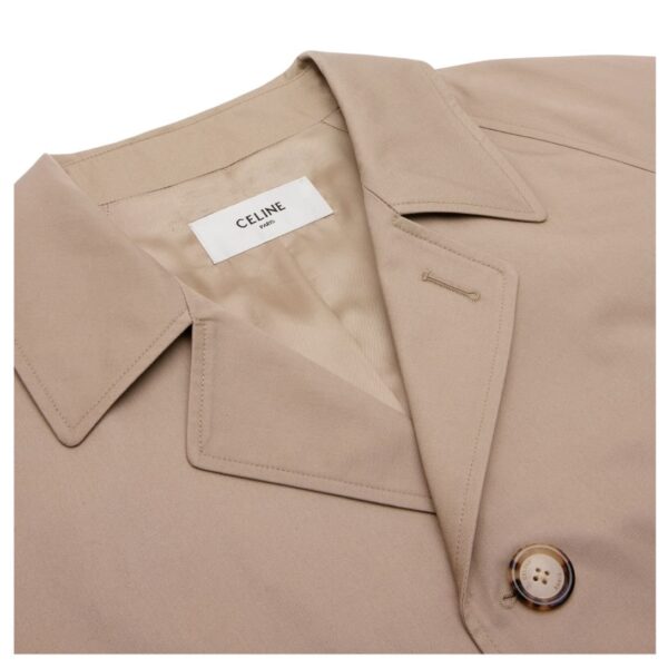 CELINE OVERSIZED MAC COAT IN TECHNICAL COTTON - Image 3