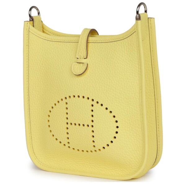 HERMÈS EVELYNE TPM LIMONCELLO CLEMENCE PALLADIUM HARDWARE - Image 3
