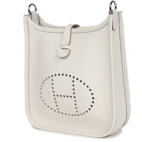 HERMÈS EVELYNE TPM GRIS PALE CLEMENCE PALLADIUM HARDWARE - Image 3