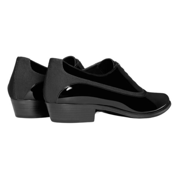 CELINE JUDE OXFORD IN PATENT CALFSKIN AND GROS GRAIN - Image 3