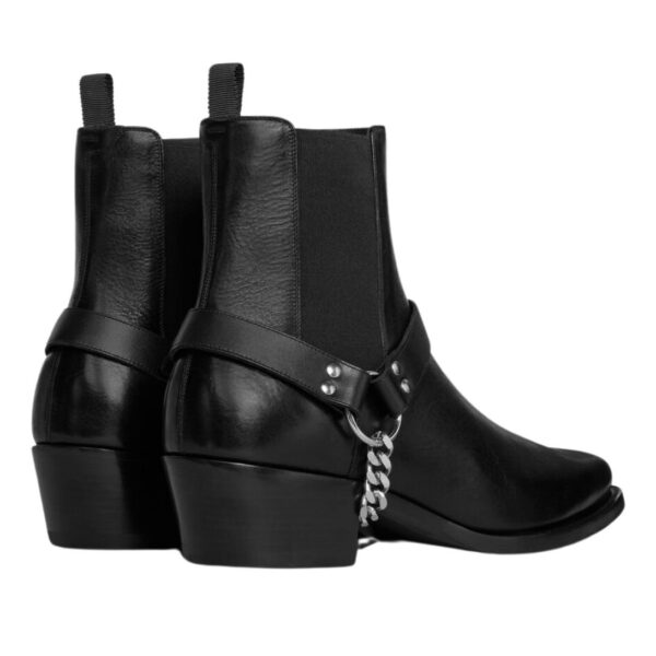 CELINE CAMARGUE BIKER CHELSEA BOOT IN CALFSKIN VEGETAL TANNING - Image 3