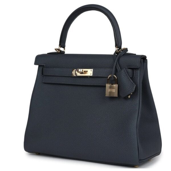 HERMÈS KELLY RETOURNE 25 GRIS MISTY TOGO PERMABRASS HARDWARE - Image 3