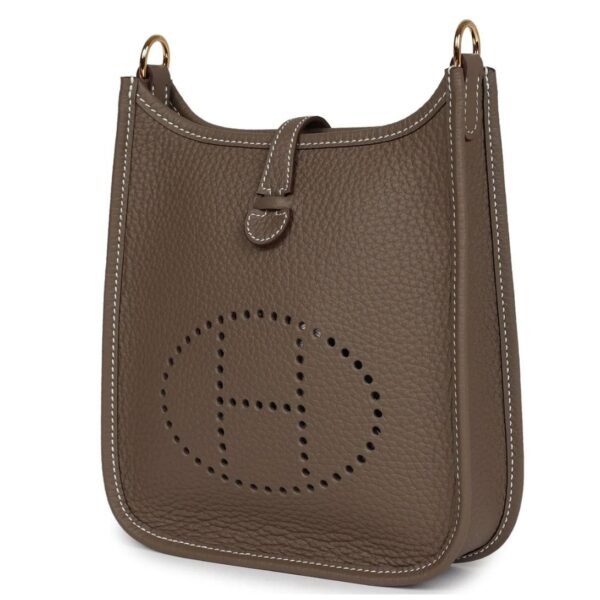 HERMÈS EVELYNE TPM ETOUPE CLEMENCE GOLD HARDWARE - Image 3