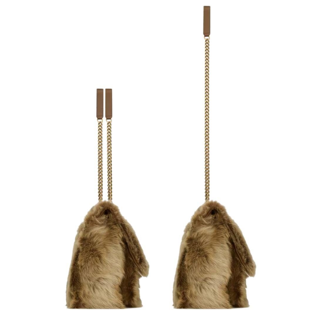 SAINT LAURENT NIKI LARGE IN SHEARLING - Image 3