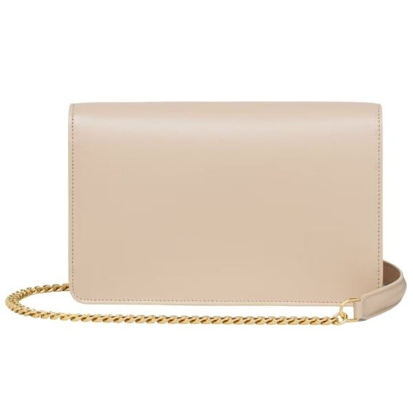 CELINE WALLET ON CHAIN MARGO IN SHINY CALFSKIN NUDE - Image 15