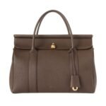 LORO PIANA LOOM BAG L32 DARK CHOCOLATE LIQUORICE