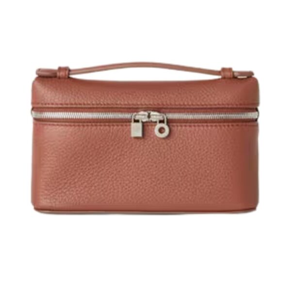 LORO PIANA EXTRA POCKET MINI POUCH CREAMED HONEY - Image 7