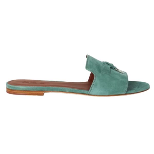 LORO PIANA SUMMER CHARMS SANDAL SAP GREEN