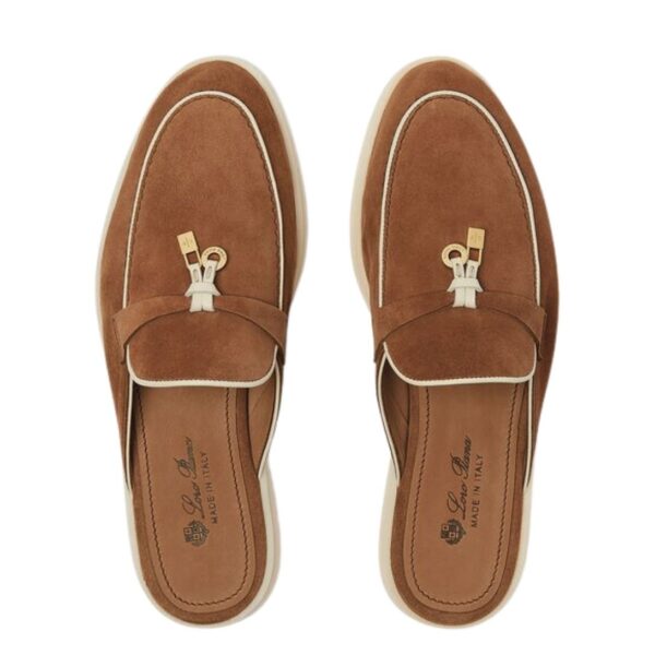 LORO PIANA CHARMS WALK BABOUCHE LOAFER MOLE - Image 11
