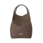 LORO PIANA SMALL BALE BAG DARK CHOCOLATE LIQUORICE