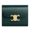 CELINE SMALL FLAP WALLET TRIOMPHE IN SHINY CALFSKIN PEBBLE - Image 11