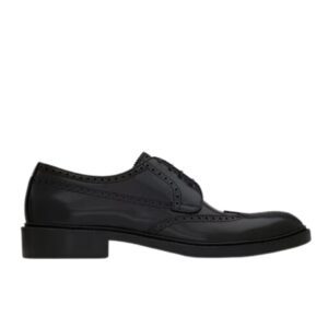 SAINT LAURENT ANTOINE DERBIES IN GLAZED LEATHER