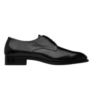 SAINT LAURENT ADRIEN DERBIES IN GLAZED LEATHER