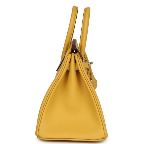 HERMÈS BIRKIN 25 SUN SWIFT PALLADIUM HARDWARE - Image 4