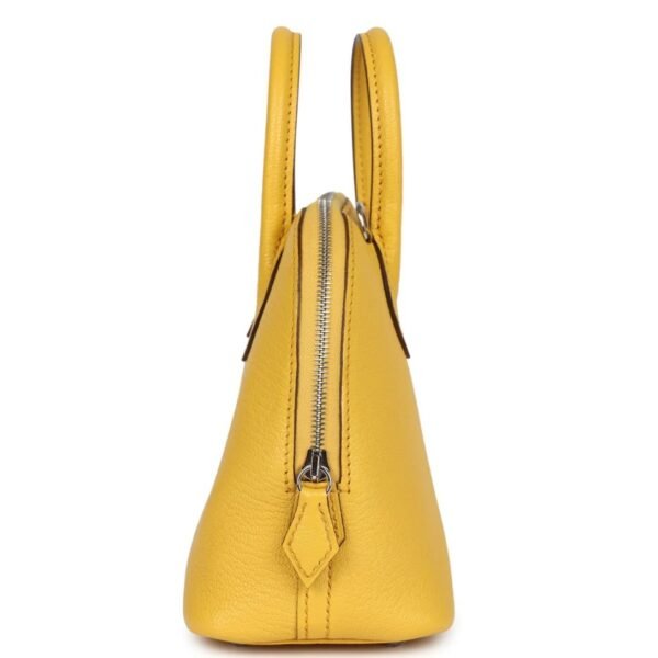HERMÈS MINI 1923 BOLIDE SUN CHEVRE MYSORE PALLADIUM HARDWARE - Image 4