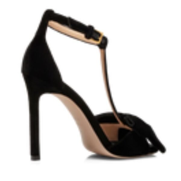 TOM FORD VELVET BRIGITTE SANDAL BLACK - Image 4
