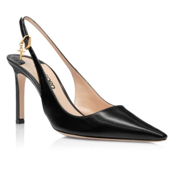 TOM FORD SHINY LEATHER ANGELINA SLINGBACK - Image 4