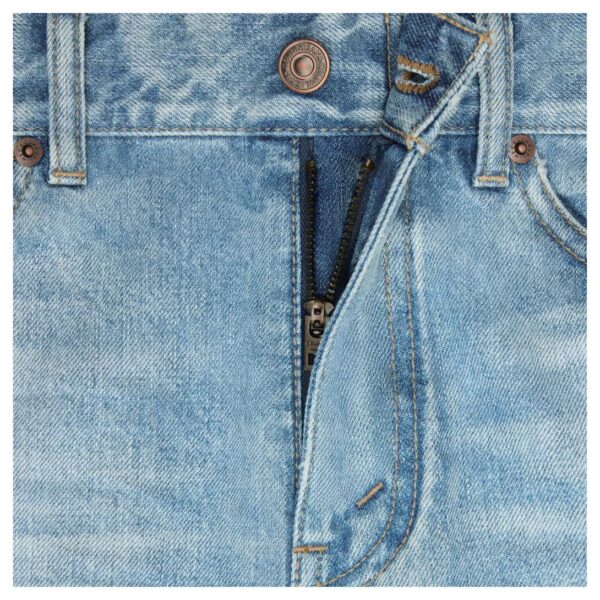 CELINE MARCO JEANS IN BLUE ECLIPSE WASH DENIM - Image 4