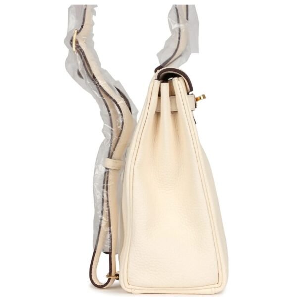 HERMÈS KELLY ADO II BACKPACK NATA CLEMENCE GOLD HARDWARE - Image 4