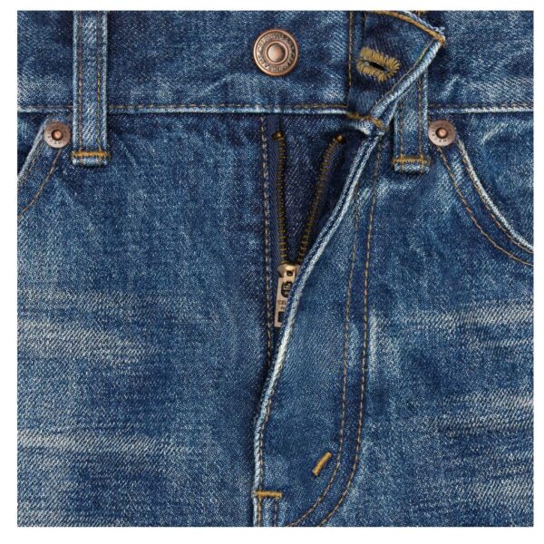 CELINE FRANÇOISE JEANS IN DARK UNION WASH DENIM - Image 4