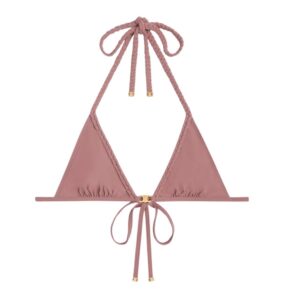 CELINE TRIOMPHE TRIANGLE TOP IN MATTE JERSEY PRUNE