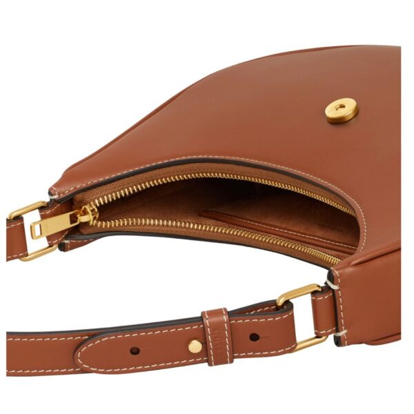 CELINE MEDIUM AVA TRIOMPHE BAG IN SMOOTH CALFSKIN TAN - Image 5