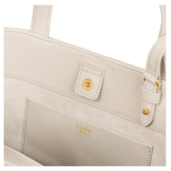 CELINE MINI CABAS ANAIS CUIR TRIOMPHE IN GRAINED CALFSKIN PALE BEIGE - Image 6