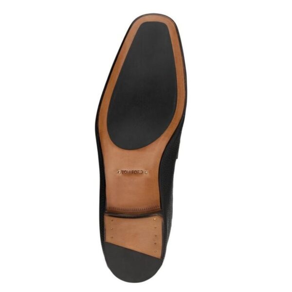 TOM FORD GRAIN LEATHER SEAN TWISTED BAND LOAFER - Image 4