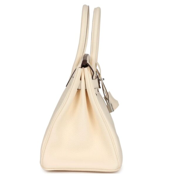 HERMÈS BIRKIN 30 NATA CLEMENCE PALLADIUM HARDWARE - Image 5