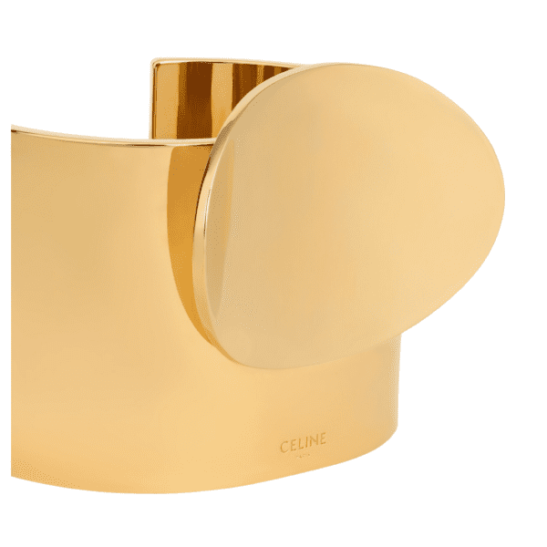 CELINE PETALE CUFF IN BRASS WITH GOLD FINISH - Image 4