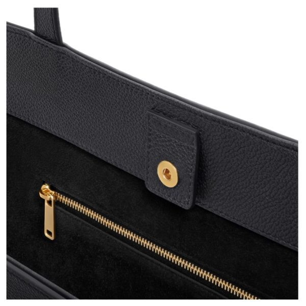 CELINE MEDIUM CABAS ANAÏS CUIR TRIOMPHE IN GRAINED CALFSKIN BLACK - Image 7