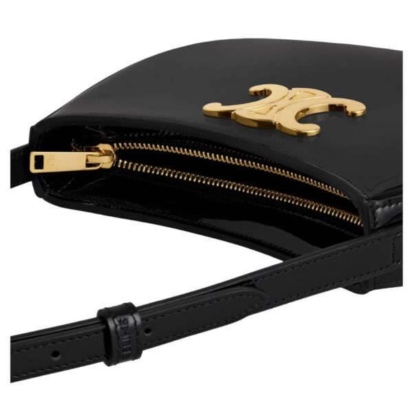CELINE MEDIUM TILLY BAG IN PATENT CALFSKIN - Image 4