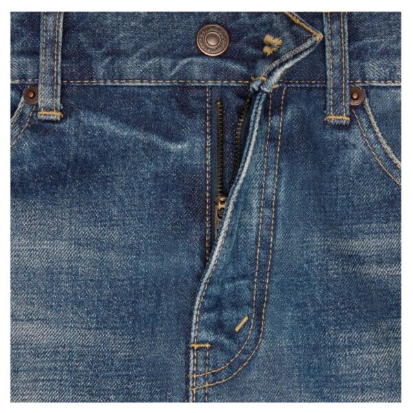 CELINE MARCO JEANS IN DARK UNION WASH DENIM - Image 4